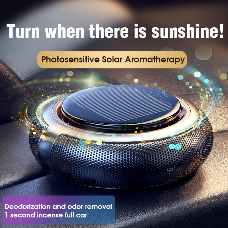Perfume High Fragrance - New High-Quality Solar Energy Rotating Aromatherapy