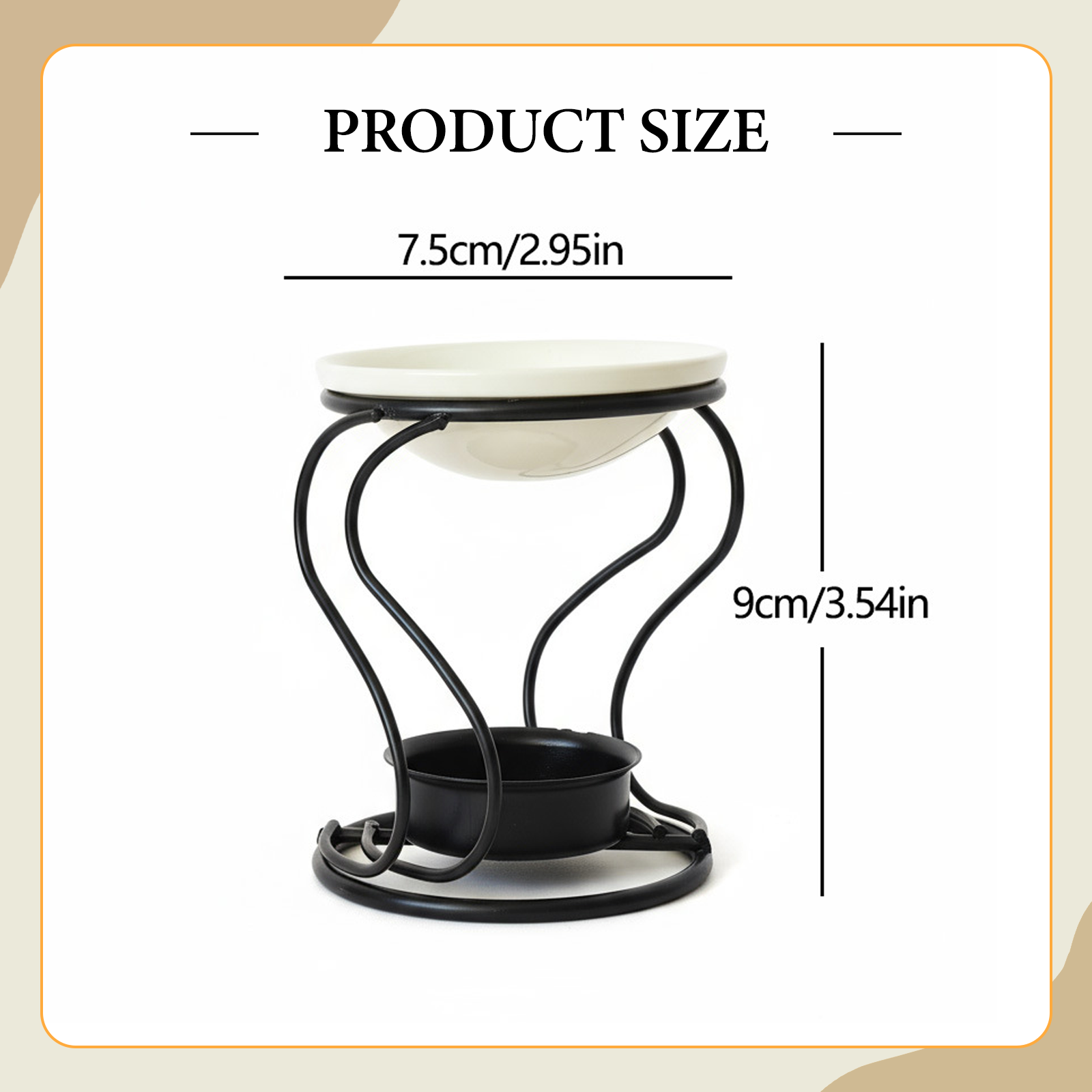 Creative Metal Oil Burner Wax  - Perfume Fragrance Base review and price