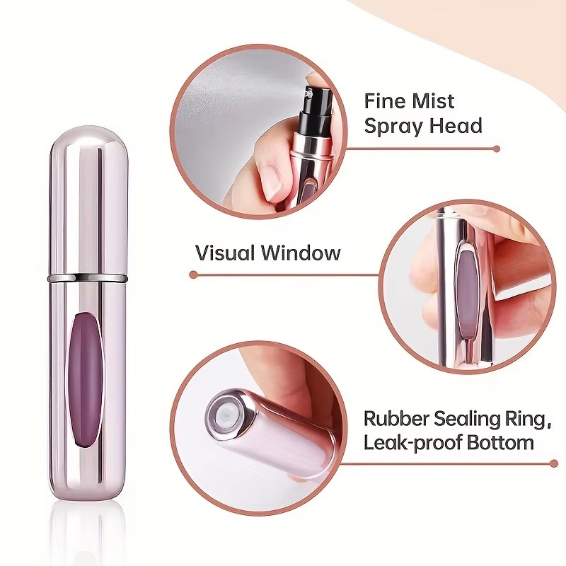 5 Pieces of 5ml Refillable Min - Perfume Fragrance Booster review and price