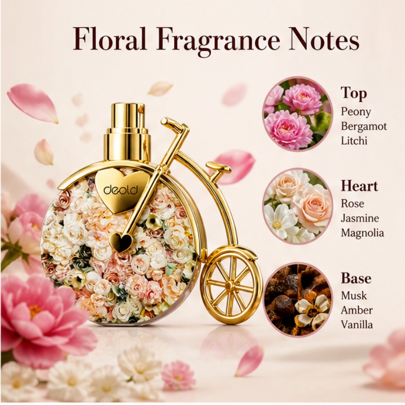 Floral bicycle design lady per - Perfume High Fragrance review and price