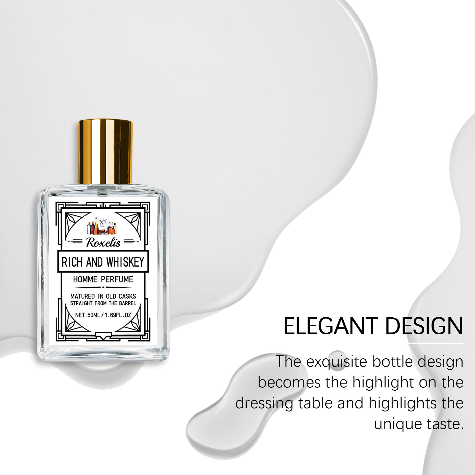 Roxelis 50ml Charm Whisky Men' - Perfume Alcohol Fragrance review and price